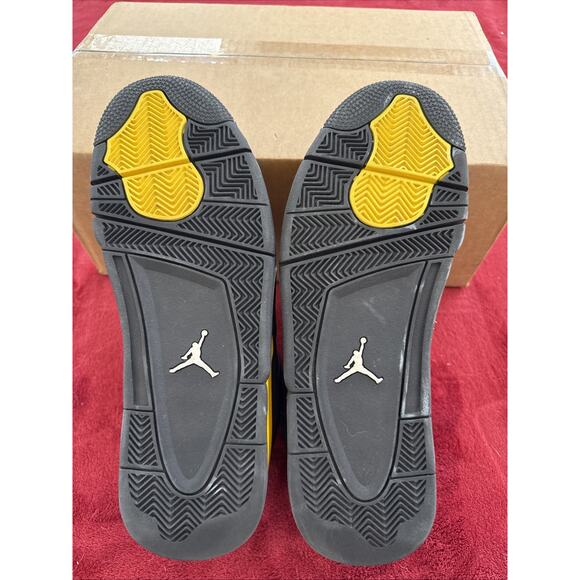 SIZE 13 Jordan Air Jordan 4 Retro Thunder Black/Yellow DH6927-017 Men\'s Sneaker main image 7